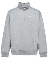 Nike - Solo Swoosh Half-zip Sweatshirt - Lyst