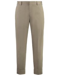 Pantaloni Torino - Tory Burch Cotton Slacks - Lyst