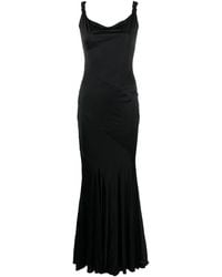 Blumarine - Knot-detailed Draped Gown - Lyst