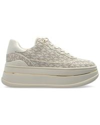 MICHAEL Michael Kors - Hayes Signature Logo Platform Sneakers - Lyst