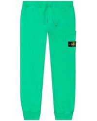 Stone Island - Logo Patched Drawstring Track Pants - Lyst