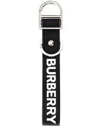 Burberry - Logo-embossed Hanging Keyring - Lyst