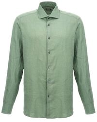 Zegna - Linen Shirt - Lyst