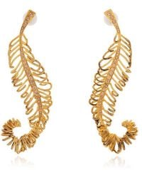 Marni - Earrings With Shimmering Crystals - Lyst