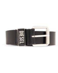 DIESEL - Logo-embellished Leather Belt - Lyst