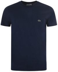Lacoste - Logo-Patch Crewneck T-Shirt - Lyst