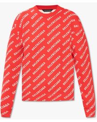 Balenciaga - Sweater With Logo, - Lyst