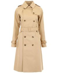 A.P.C. - Greta Long-Sleeved Trench Coat - Lyst