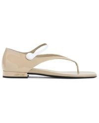 Miu Miu - Flat Thong Sandals - Lyst