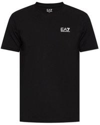 EA7 - V-Neck T-Shirt - Lyst