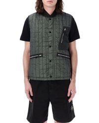 Stone Island - Quilted Nylon Vest - Lyst