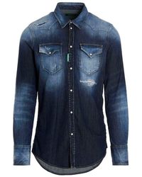 DSquared² One Life One Planet Shirt - Blue