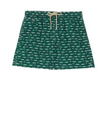 Mc2 Saint Barth - Sporty Car Print Lightweight Lighting Swim Shorts - Lyst