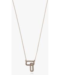 AllSaints - 'Dara' Brass Necklace - Lyst