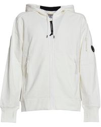C.P. Company - Lens Detailed Zipped Hoodie - Lyst