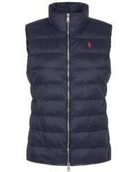 Polo Ralph Lauren - Polo Pony Embroidered Padded Gilet - Lyst