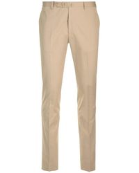 Tagliatore - Stretch Cotton Trousers - Lyst