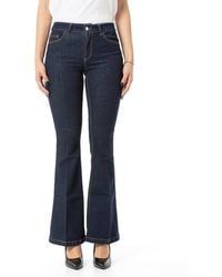 Liu Jo - Mid-Rise Cropped Jeans - Lyst