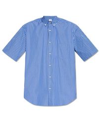 Vetements - Stripe Detailed Short Sleeved Shirt - Lyst