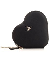 SSENSE Vivienne Westwood Black Mini Ella Heart Backpack 350.00