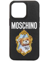 Moschino Iphone 13 Pro Cover - Black