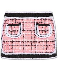 DSquared² - Check Patterned Tweed Skirt - Lyst