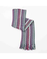 Missoni - Zigzag Fringed Scarf - Lyst