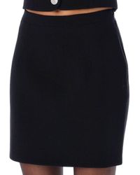 Alessandra Rich - Side-zipped High-waisted Mini Skirt - Lyst