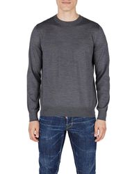 DSquared² - Crewneck Long-sleeved Knitted Jumper - Lyst