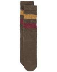 Golden Goose - Striped Knit Ankle Socks - Lyst