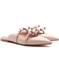 red mules flats