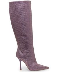Liu Jo - Embellished Pointed Toe Boots - Lyst