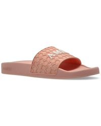 Amiri Logo Pool Slides in Pink | Lyst