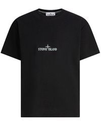 Stone Island - Printed T-Shirt - Lyst