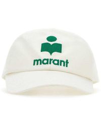Isabel Marant - Logo Embroidered Curved-peak Baseball Cap - Lyst