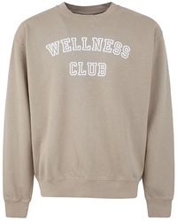 Sporty & Rich - Wellness Club Crewneck Sweatshirt - Lyst