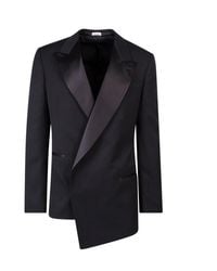 Alexander McQueen - Double-breasted Tailored Blazer - Lyst