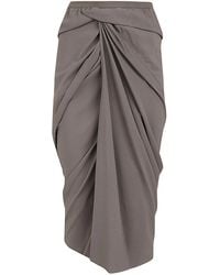Rick Owens - Wrap Skirt Clothing - Lyst