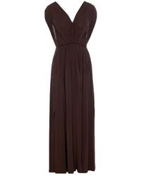 Max Mara - Walter V-Neck Sleeveless Dress - Lyst