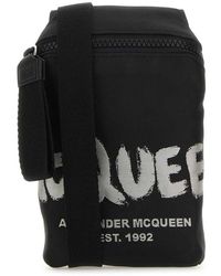 Alexander McQueen - Logo Printed Zip-around Phone Holder - Lyst