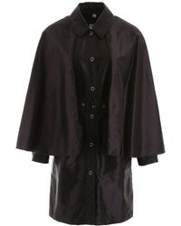 Burberry Belted Cape - Black