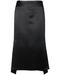 Sportmax - 'hudson' Black Acetate Skirt - Lyst