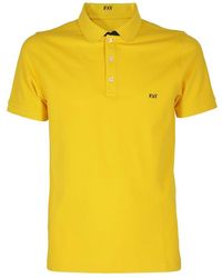 Fay - Logo-embroidered Short-sleeved Polo Shirt - Lyst