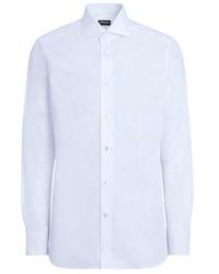 ZEGNA - Trofeo Cotton Shirt - Lyst