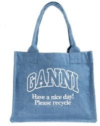 Ganni - Shopper Bag, - Lyst