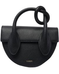 Yuzefi - Pretzel Knot Detailed Mini Crossbody Bag - Lyst