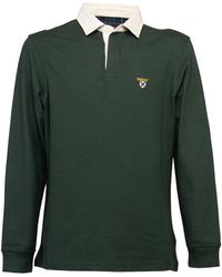 Barbour - Polo Rugby Manica Lunga - Lyst