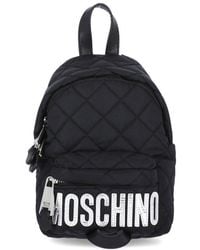 Moschino - Quilted Logo Mini Backpack - Lyst