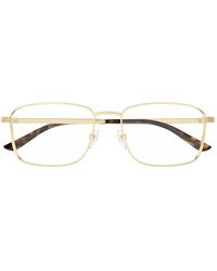 Gucci - Rectangular Frame Glasses - Lyst