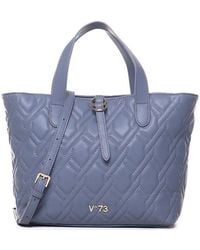 V73 - Margaret Logo Lettering Top Handle Bag - Lyst